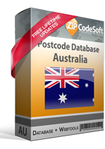 Postcode database Australia